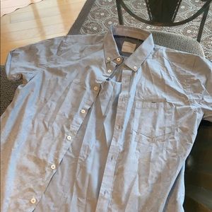 Brand new steel and jelly short sleeve button up